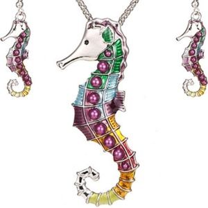 Necklace & Earrings - Song of the Seahorse